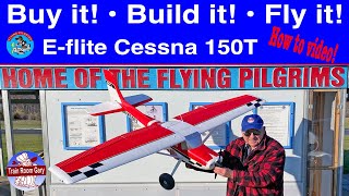 Buy it • Build it • Fly it • E flite Cessna 150T ✈️ [upl. by Evangelin]