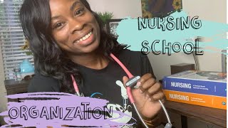 HOW I GET ORGANIZED FOR NURSING SCHOOL  ORGANIZING MY BINDER AND PLANNER [upl. by Notlem827]