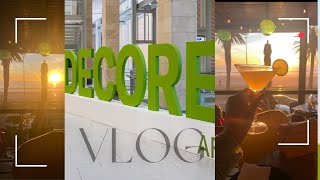 WEEKLY VLOG DECOREX  A GIRLY SUNSET DINNER AT MATRA CAFE  MORE DIY amp DINING CHAIRS REUPHOLSTERY [upl. by Namyaw]