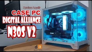 Unboxing amp Review Amatir CaseCasing PC Digital Alliance N30S v2 [upl. by Ailimaj]