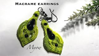 MACRAME EARRINGS  MYOW 272 [upl. by Areek]