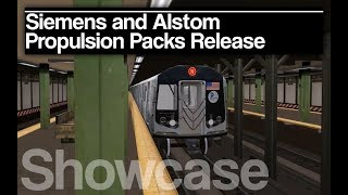 ALSTOM amp SIEMENS V11 SOUND PACKS RELEASED  R160 N amp Q Trains at Union Square  OpenBVE Quickie [upl. by Sibeal]