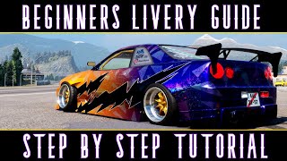 CARX  EASY BEGINNERS LIVERY GUIDE how to make car livery [upl. by Bartosch]