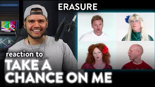 Erasure Take A Chance On Me Cover Official Video  Dereck Reacts [upl. by Ytitsahc]