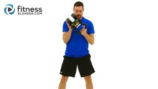 Kettlebell HIIT Workout  Fitness Blender HIIT Kettlebell Training [upl. by Enilrahc955]