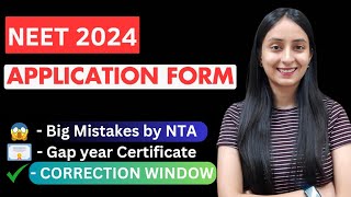 All Doubts Cleared about NEET 2024 Registration  CORRECTION WINDOW neet neet2024 update [upl. by Yuh475]