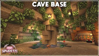 Minecraft How to Build a Cave Base Tutorial 2020 [upl. by Kondon]