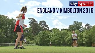 Rounders Match  England v Kimbolton 2015  Sky News [upl. by Adnileb]