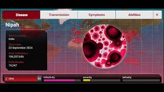 Plague Inc  How to Beat Nipah Virus on Casual [upl. by Irami910]