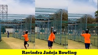 Ravindra Jadeja Bowling  Jadeja Bowling Action in Slow motion [upl. by Deonne]