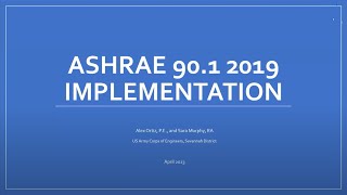 NDAA 2022 and ASHRAE 901 2019 [upl. by Kitti]