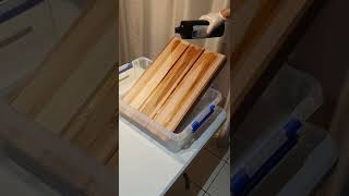 Oiling Cutting Boards  Woodworking shorts [upl. by Olwen577]