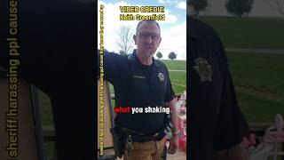 Citizen Kicks Corrupt Cops Off His Property badcops shorts [upl. by Ymmas]