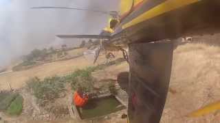 AS350 Helicopter Fire Fighting 2012 [upl. by Froemming]