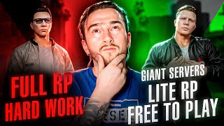 WHITELIST SERVERS  HARD RP  vs Project Giants in GTA 5 RP [upl. by Hsinam108]