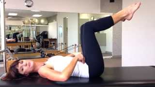 Toe Taps  Pilates with Melissa Laing [upl. by Wiedmann641]