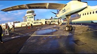 FLYBE Dash8 Q400 Trip Report NewcastleSouthampton [upl. by Indihar74]