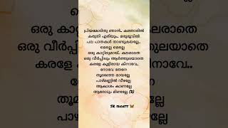 Pulkodiyil Thoomani song lyrics lyrics malayalamsongs lyricsstatus shorts status viral [upl. by Lisabeth]