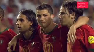 Portugal vs england full penalty  Euro 2004 [upl. by Eerrahs495]