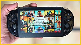 GTA 5 ON PS VITA GTA V Gameplay on PSP [upl. by Dyun]