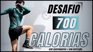 TREINO FÁCIL para GASTAR 🔥700 calorias  INICIANTES  18 minutos  HIIT [upl. by Kihtrak]