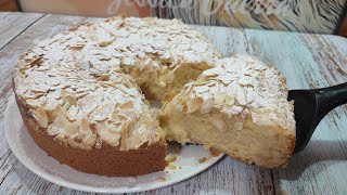 TARTA DE MANZANA Y CREMA La más jugosa y deliciosa con MAMBO [upl. by Malvin]