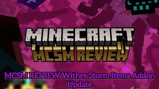 MCSM REVIEW Wither Storm Addon Update Beta v34 RELEASE amp DOWNLOAD [upl. by Abran]