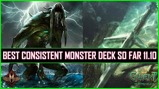 Gwent  Best Consistent Monster Deck So Far  Dagon Deathwish 1110 [upl. by Tse]