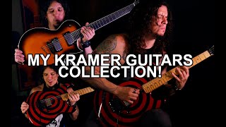 My KRAMER Guitars USA Collection  guitar solos  Mi colección de guitarras KRAMER [upl. by Neggem]