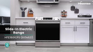 Hisense SlideIn Electric Range  Mo HFE3501CPS [upl. by Haugen]