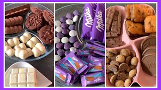 Best Milka Platters  ASMR  Filling Platter With Sweets Compilation  TeamFilGer [upl. by Shuping]