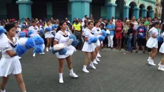 Desfile colegio GUAYAQUIL Av 9 de Octubre [upl. by Cheshire]