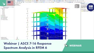 Webinar  ASCE 716 Response Spectrum Analysis in RFEM 6 [upl. by Aihsemat]