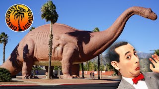 Pee Wees Big Adventure Dinosaurs  Cabazon California [upl. by Saucy]