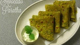 How to make Avocado paratha Avocado paratha recipe [upl. by Amliv941]