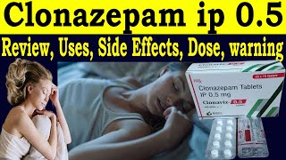 Clonazepam Tablets ip 05 mg Uses in Hindi  Clonaviz 05 mg Tab Review  Uses Side Effects Dosage [upl. by Nalniuq]