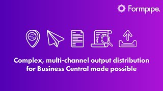 Complex MultiChannel Output Distribution for Business Central Made Possible [upl. by Ahselrak]