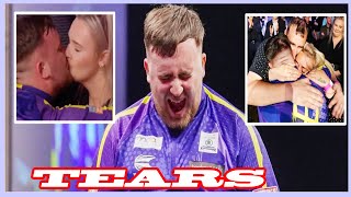 LUKE LITTLER sealed his emotional Premier League Darts triumph with a kiss as he held back tears [upl. by Bringhurst465]