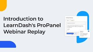 Introduction to LearnDashs ProPanel [upl. by Lounge47]