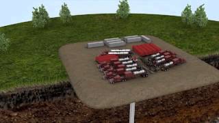 Animation of Hydraulic Fracturing fracking [upl. by Delacourt]