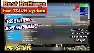 Improve MSFS PerformanceHow to dial in your Settings for the BEST MSFS Experience using FPS Tool [upl. by Tereve]