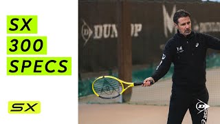 Dunlop SX 300 Specifications with Patrick Mouratoglou [upl. by Naujyt]