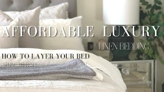 AFFORDABLE LUXURY LINEN BEDDING IDEAS [upl. by Huoh]