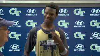 GT Mens Basketball  Kowacie Reeves Jr press conference August 1 2024 [upl. by Sophronia]