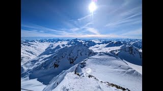 Skitour Wildspitze  Route vom Pitztaler Gletscher [upl. by Aryajay798]