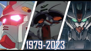 Every Main Gundam’s First Launch 19792023 [upl. by Rosse]