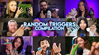 ASMR Fast Triggers Compilation Random ASMR [upl. by Yolanda]