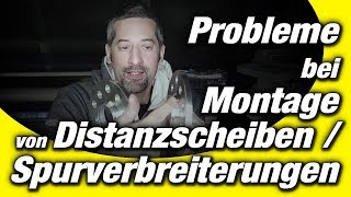 Distanzscheiben Spurverbreiterung montieren  Problemlos zum perfekten Rundlauf [upl. by Barby991]