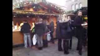 Auf dem Weihnachtsmarkt in Hildesheim am Montag den 23122013 [upl. by Essiralc]