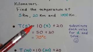 Algebra I 121d Word Problems involving Functions fx [upl. by Priestley]